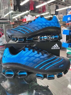 Adidas Megaride F50 Black Lucid Aquamarine Size 7.5